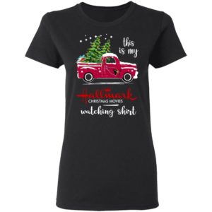 Arizona Cardinals This Is My Hallmark Christmas Movies Watching Shirt
