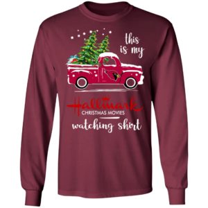 Arizona Cardinals This Is My Hallmark Christmas Movies Watching Shirt