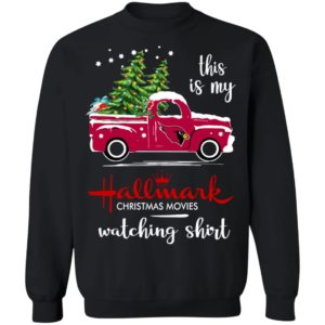 Arizona Cardinals This Is My Hallmark Christmas Movies Watching Shirt