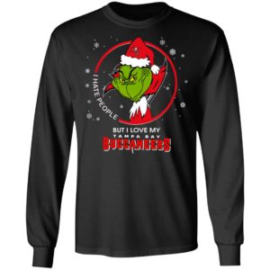 I Hate People But I Love My Tampa Bay Buccaneers Grinch Shirt