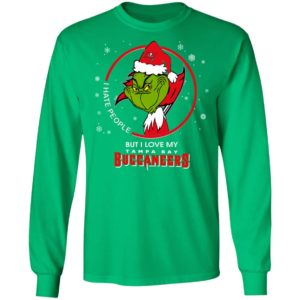 I Hate People But I Love My Tampa Bay Buccaneers Grinch Shirt