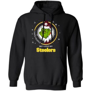 I Hate People But I Love My Pittsburgh Steelers Grinch Shirt