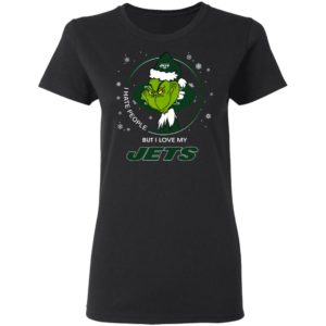 I Hate People But I Love My New York Jets Grinch Shirt