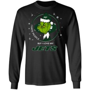 I Hate People But I Love My New York Jets Grinch Shirt