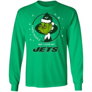I Hate People But I Love My New York Jets Grinch Shirt