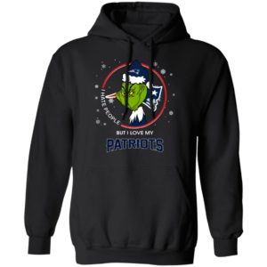 I Hate People But I Love My New England Patriots Grinch Shirt