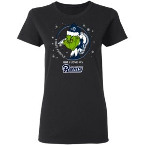 I Hate People But I Love My Los Angeles Rams Grinch Shirt