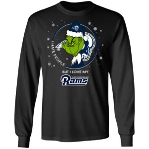I Hate People But I Love My Los Angeles Rams Grinch Shirt