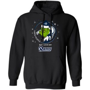 I Hate People But I Love My Los Angeles Rams Grinch Shirt