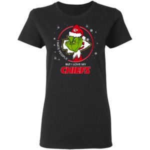 I Hate People But I Love My Kansas City Chiefs Grinch Shirt