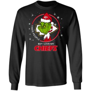 I Hate People But I Love My Kansas City Chiefs Grinch Shirt