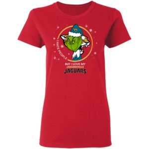 I Hate People But I Love My Jacksonville Jaguars Grinch Shirt