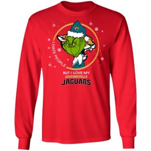 I Hate People But I Love My Jacksonville Jaguars Grinch Shirt