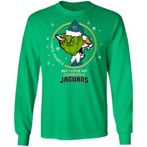 I Hate People But I Love My Jacksonville Jaguars Grinch Shirt