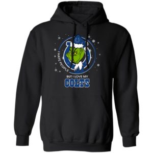 I Hate People But I Love My Indianapolis Colts Grinch Shirt