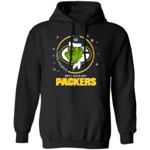 I Hate People But I Love My Green Bay Packers Grinch Shirt