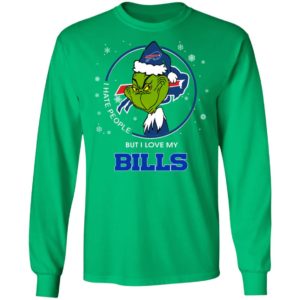I Hate People But I Love My Buffalo Bills Grinch Shirt