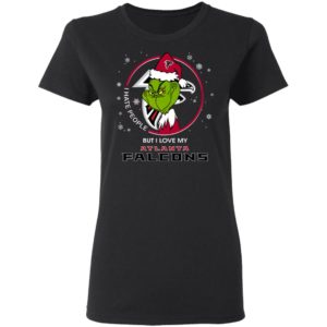 I Hate People But I Love My Atlanta Falcons Grinch Shirt