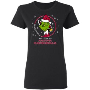 I Hate People But I Love My Arizona Cardinals Grinch Shirt