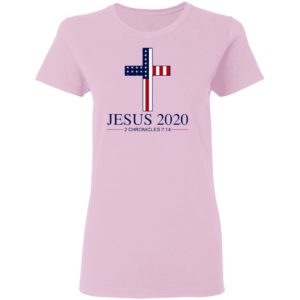 Jesus 2020 2 Chronicles 7 14 America Flag Shirt