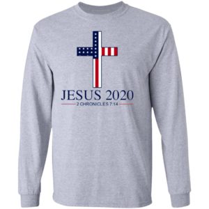 Jesus 2020 2 Chronicles 7 14 America Flag Shirt