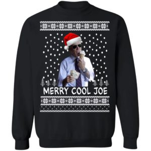 President 2020 Joe Biden Eating an Ice Cream Merry Cool Joe Ugly Christmas Sweater
