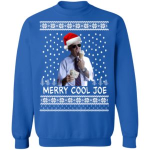 President 2020 Joe Biden Eating an Ice Cream Merry Cool Joe Ugly Christmas Sweater