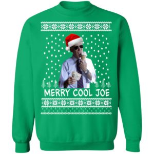 President 2020 Joe Biden Eating an Ice Cream Merry Cool Joe Ugly Christmas Sweater