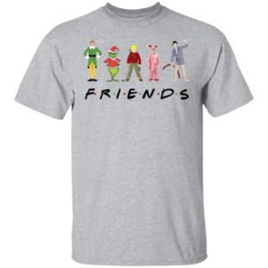 Christmas Characters Elf Grinch Kevin Friends shirt