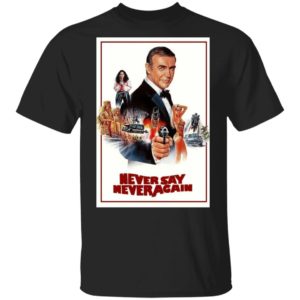 Sean Connery James Bond 007 Never Say Never Again T Shirt
