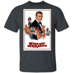 Sean Connery James Bond 007 Never Say Never Again T Shirt