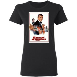 Sean Connery James Bond 007 Never Say Never Again T Shirt