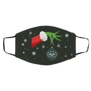 The Grinch Christmas Ornament New York Jets Face Mask
