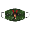 Johnny Cash Merry Christmas Face Mask