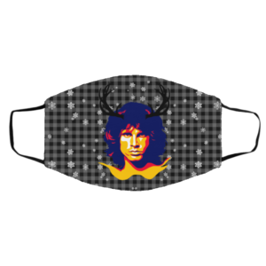 Jim Morrison Merry Christmas Face Mask
