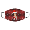 Eddie Van Halen Merry Christmas Face Mask