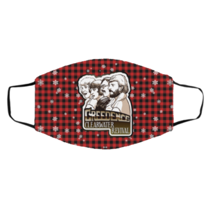 Creedence Clearwater Revival Merry Christmas Face Mask