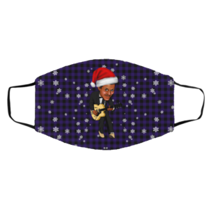 Chuck Berry Merry Christmas Face Mask