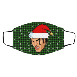 Rauw Alejandro Merry Christmas Face Mask