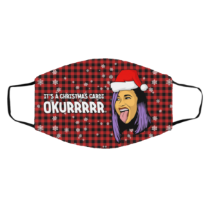 Cardi B It’s A Christmas Cardi Ukurrrrr Face Mask