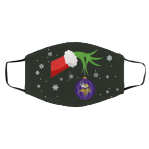 The Grinch Christmas Ornament Minnesota Vikings Face Mask