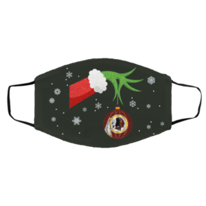 The Grinch Christmas Ornament Washington Redskins Face Mask