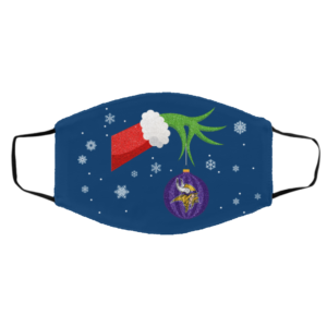 The Grinch Christmas Ornament Minnesota Vikings Face Mask