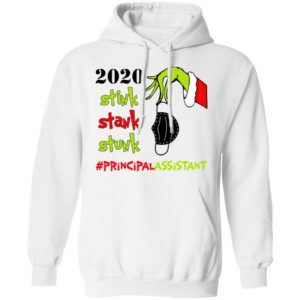 Grinch 2020 Stink Stank Stunk Christmas Principal Assistant T-Shirt