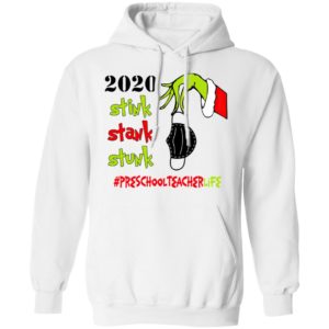 Grinch 2020 Stink Stank Stunk Christmas Preschool Teacher T-Shirt