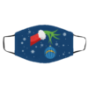 The Grinch Christmas Ornament Jacksonville Jaguars Face Mask