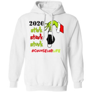 Grinch 2020 Stink Stank Stunk Christmas Counselor Life T-Shirt