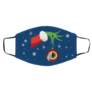 The Grinch Christmas Ornament Washington Redskins Face Mask