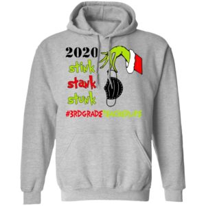 Grinch 2020 Stink Stank Stunk Christmas 3rd Grade Teacher T-Shirt