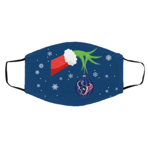 The Grinch Christmas Ornament Houston Texans Face Mask